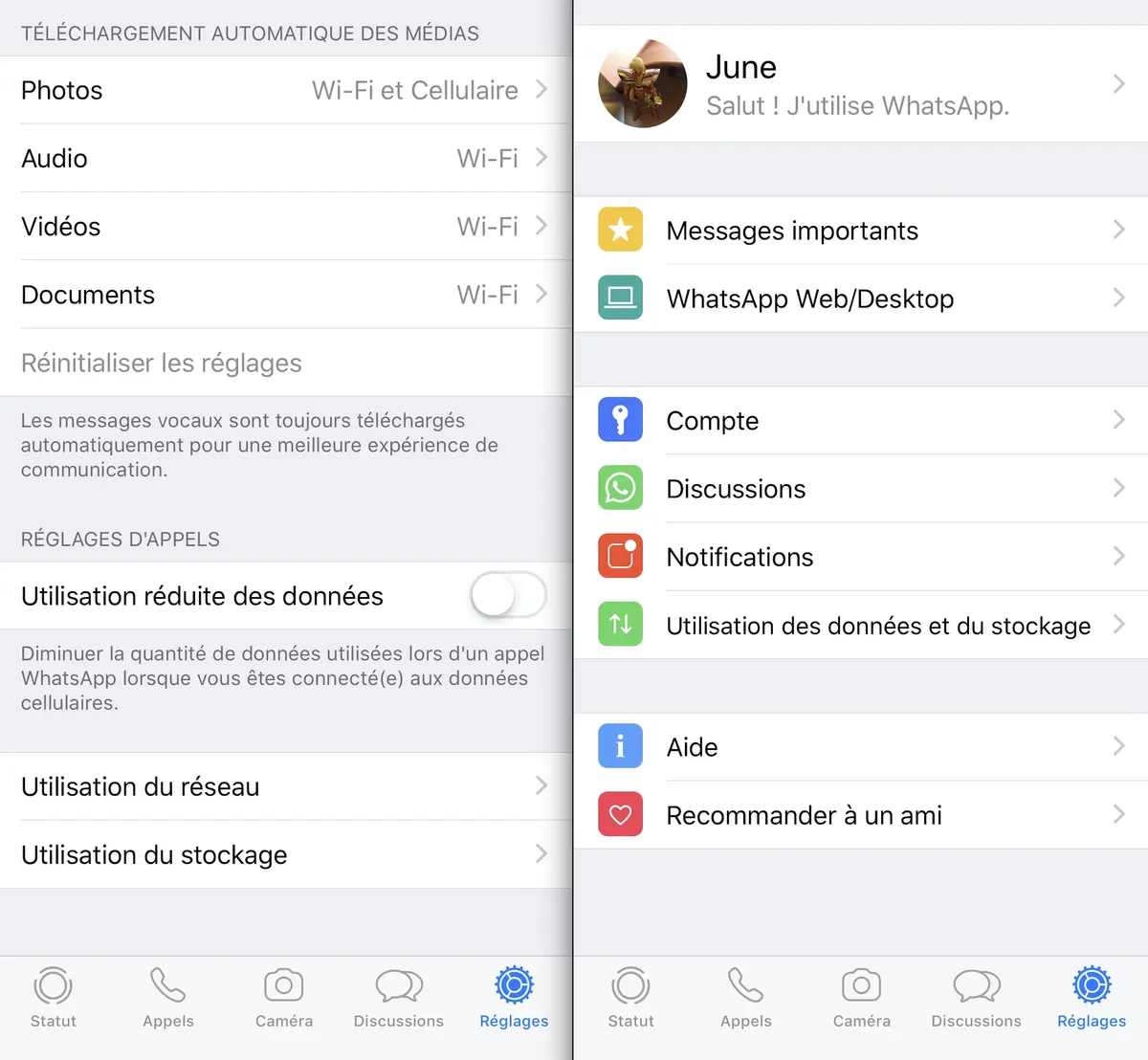 Astuce : gagner de la place en supprimant les données de WhatsApp iOS