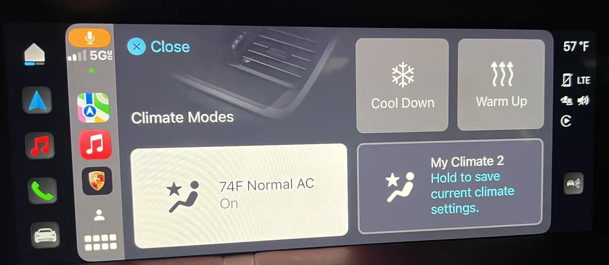 MyPorsche pour CarPlay disponible en France sur les Taycan !