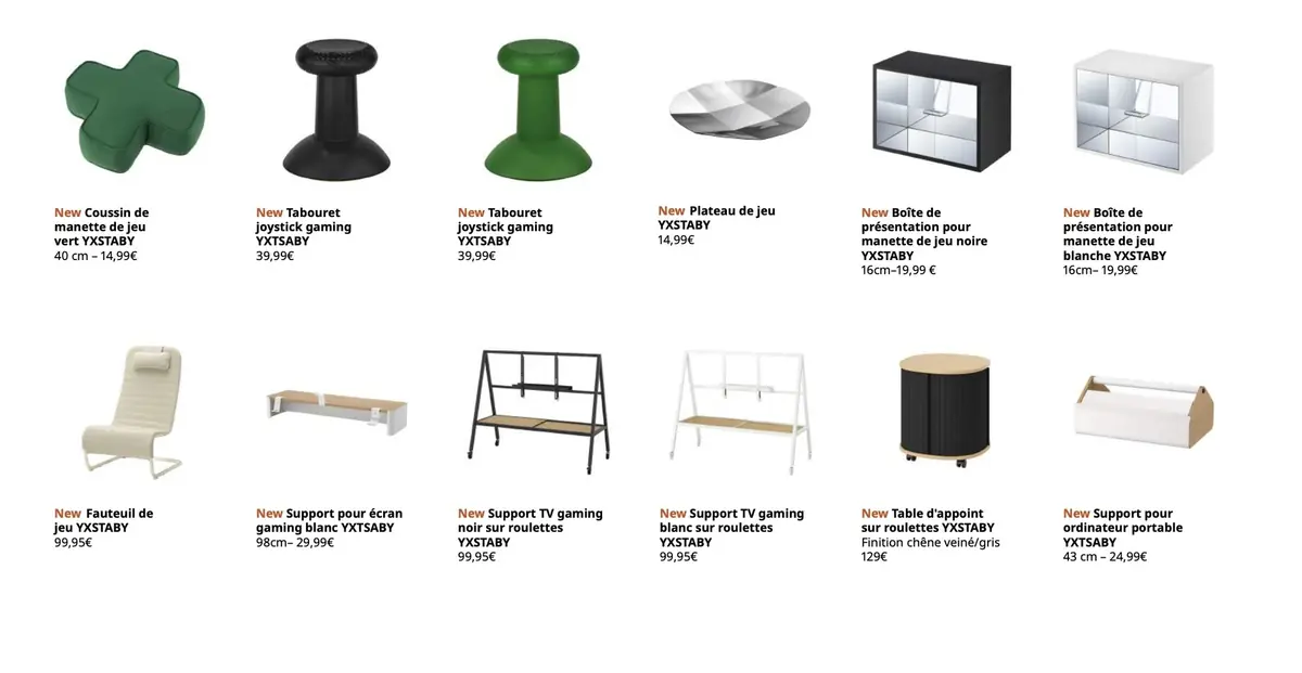 IKEA et Xbox lancent une nouvelle gamme de produits