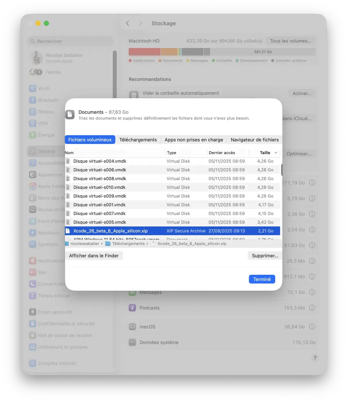 Votre Mac est plein&nbsp;? Voici comment r&eacute;cup&eacute;rer (beaucoup) d&rsquo;espace
