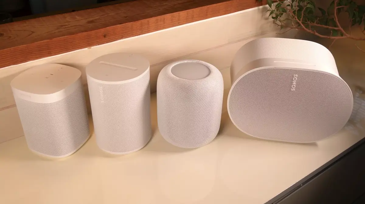 Sonos One, Era 100, HomePod et Era 300