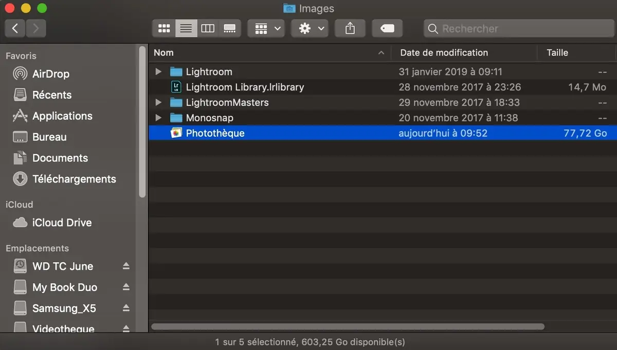 Astuce : faire une sauvegarde de la bibliothèque Photos sur macOS