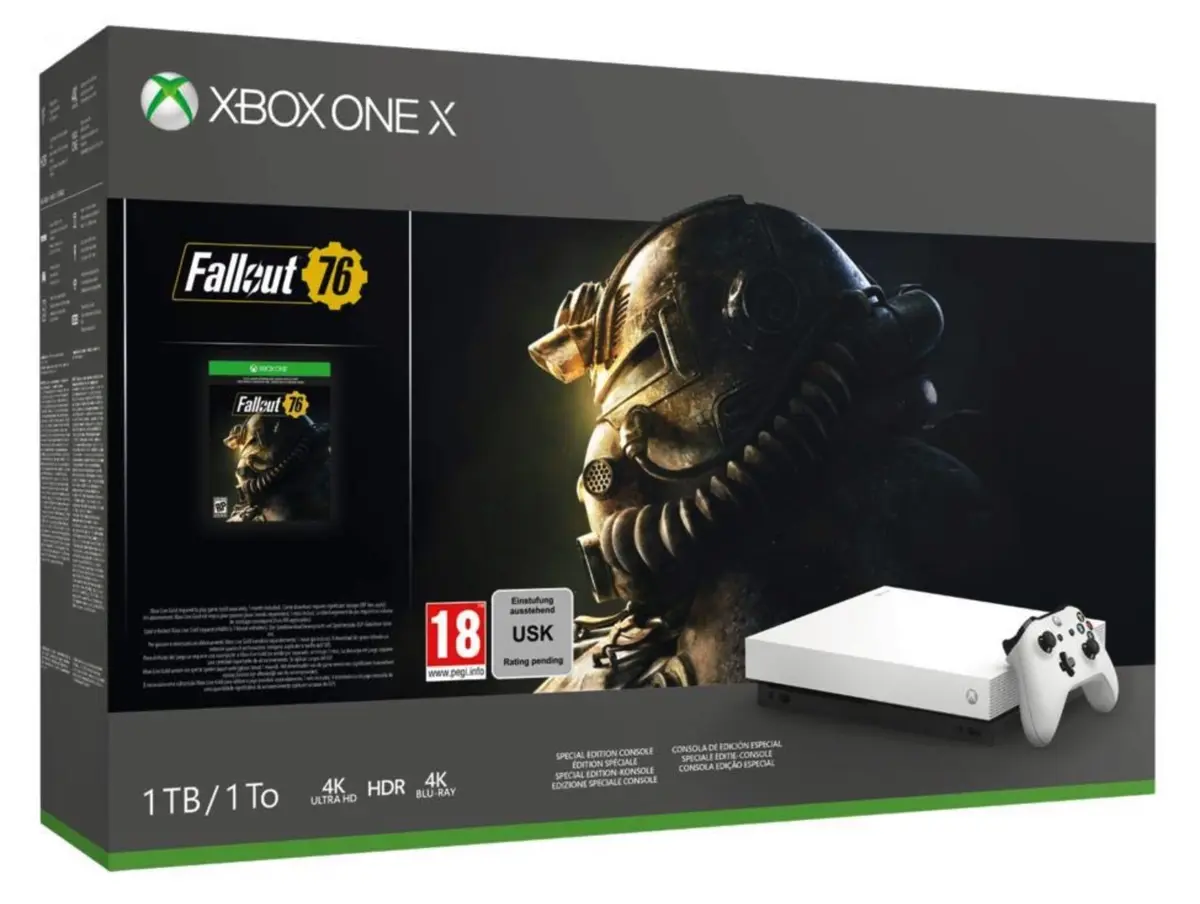 Promos : Xbox One X 1To + Fallout 76 à 389€, SSD Samsung EVO 1To à 138€