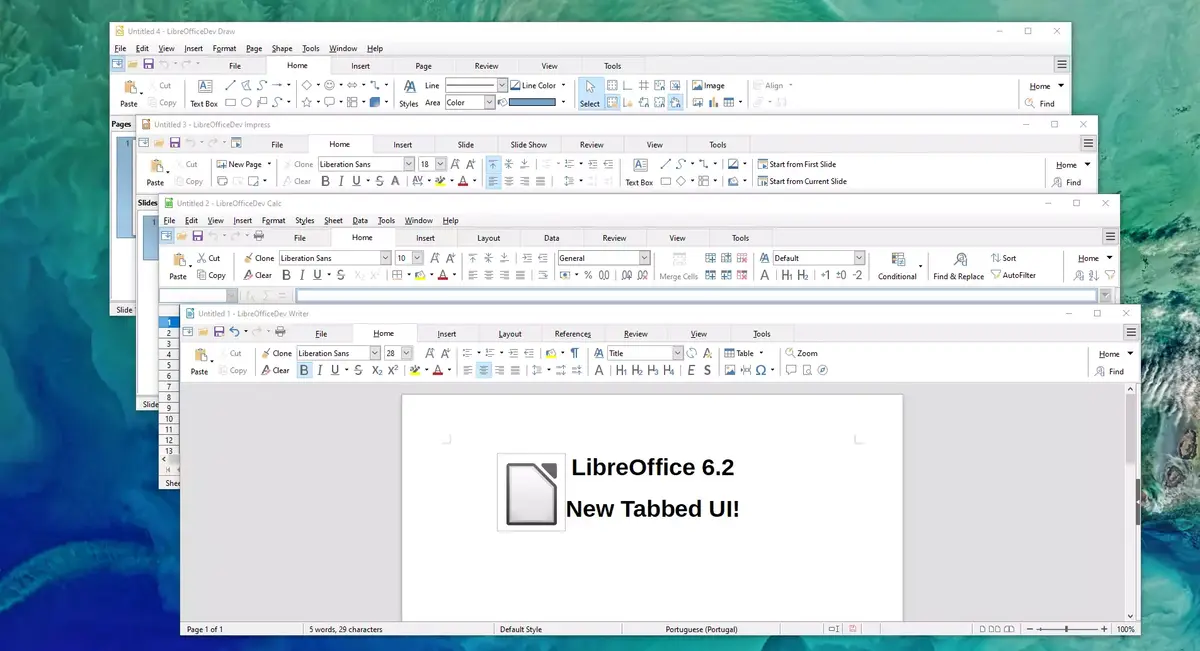 LibreOffice 6.2 est de sortie avec une toute nouvelle interface utilisateur