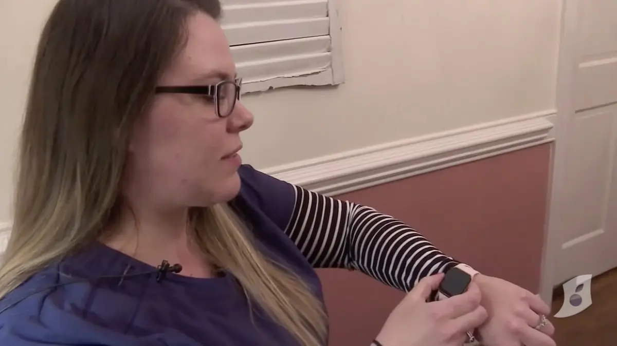 Apple Watchのおかげで心臓の問題を知る女性