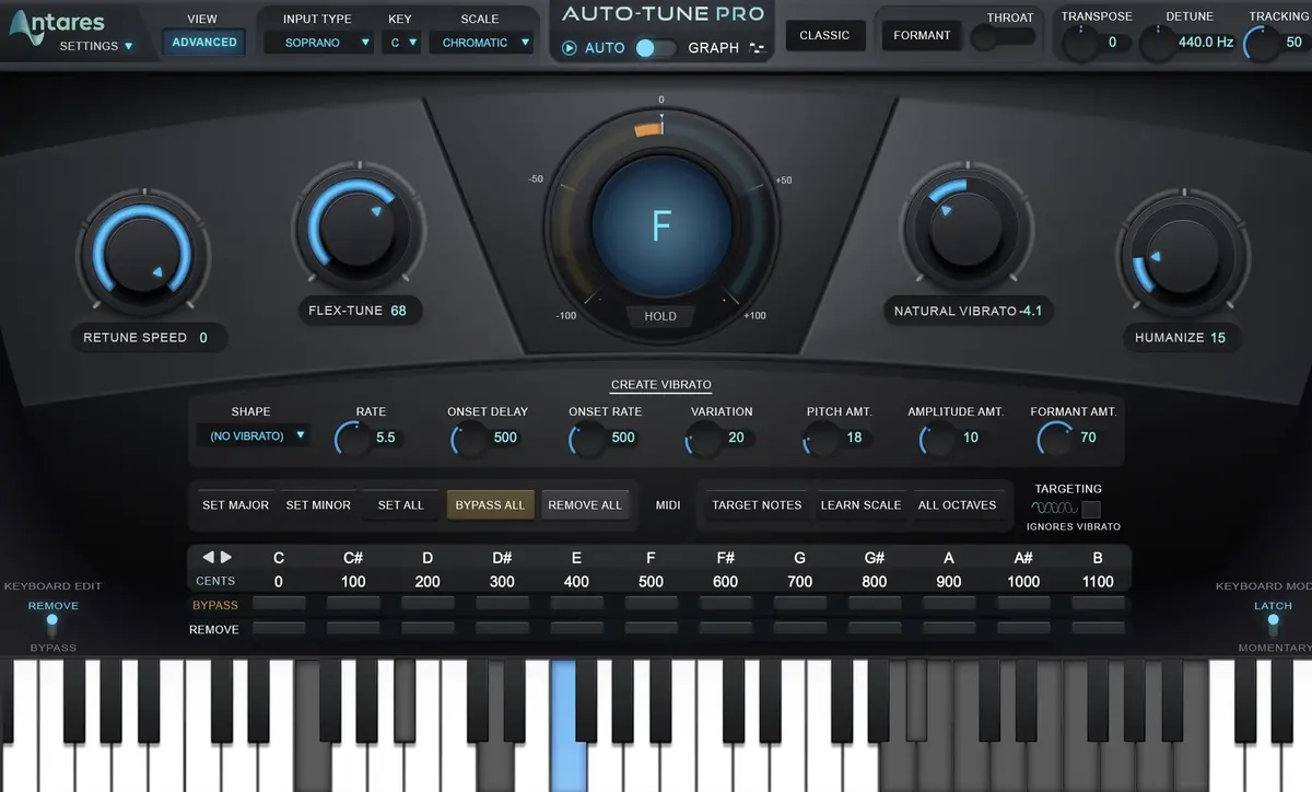 Test d'Auto-Tune Pro, Access et Key : le leader de la correction vocale étoffe son offre