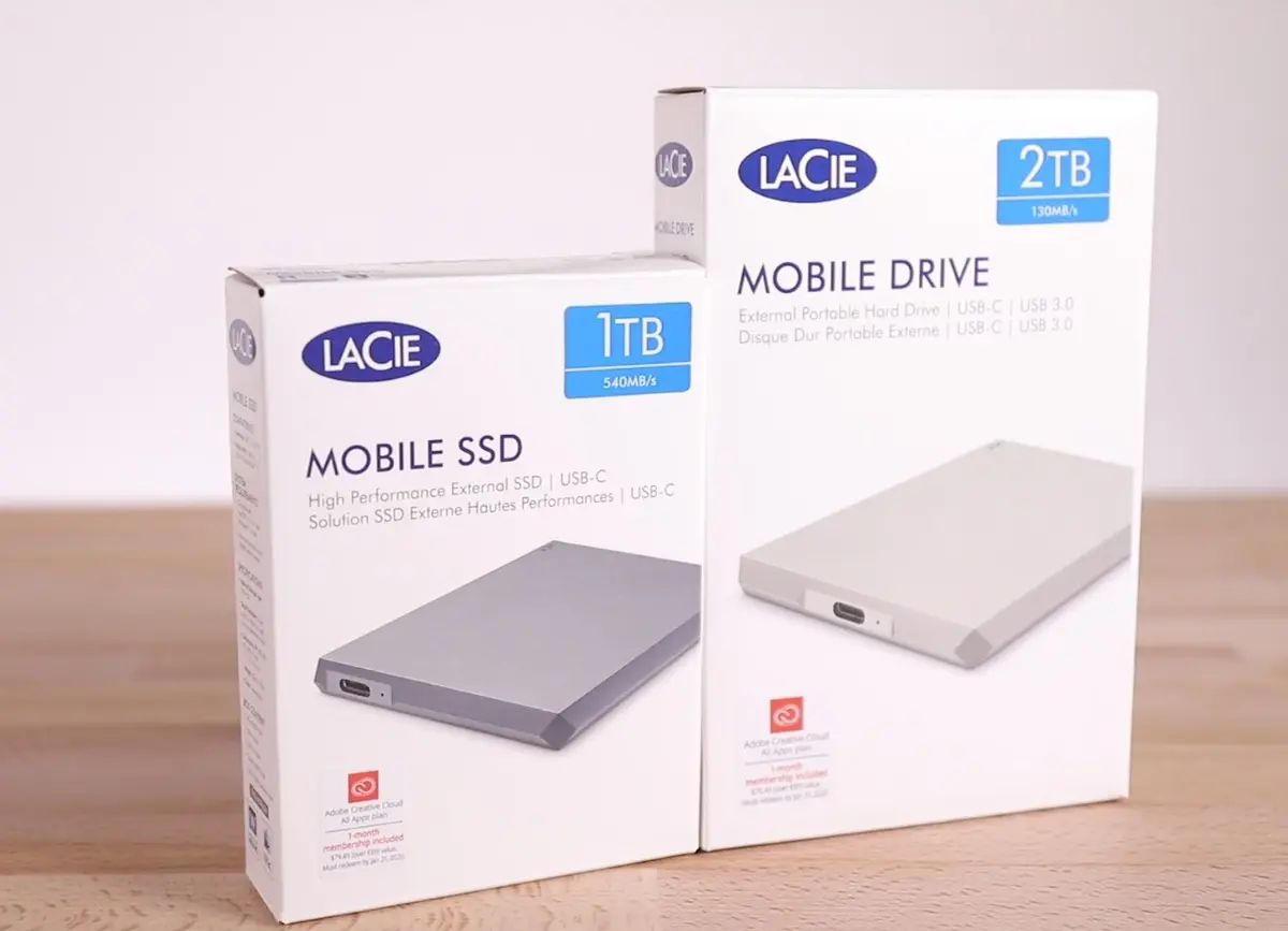 Test Express des nouveaux disques LaCie Mobile SSD et LaCie Mobile Drive (USB C)