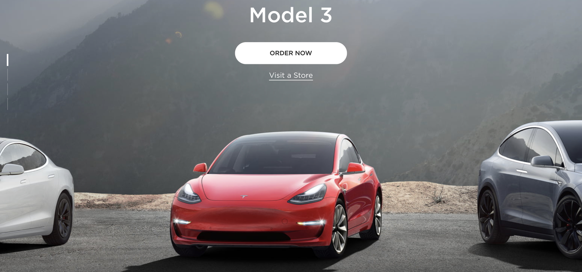 La Tesla Model 3 disponible à partir de 35 000 dollars (en ligne uniquement)