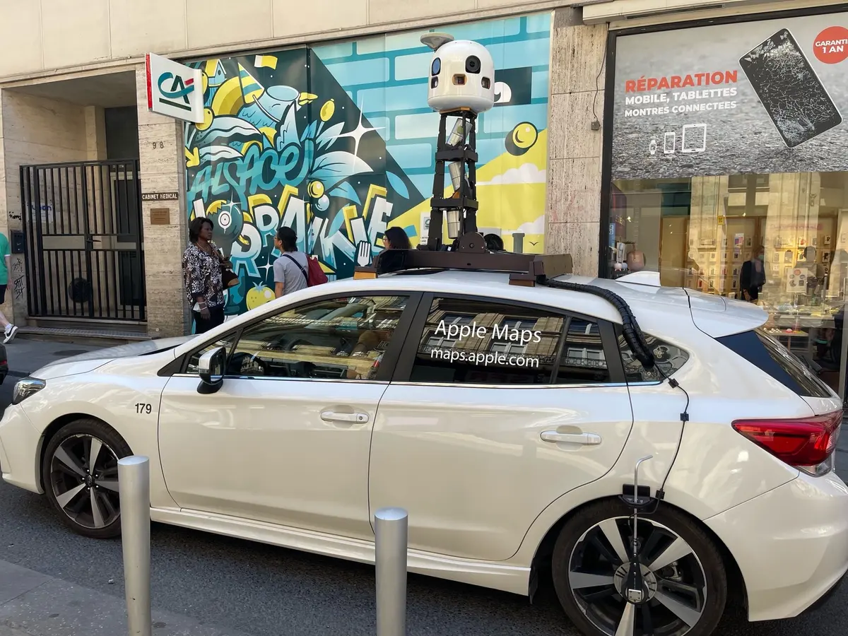 Apple Maps de passage à bordeaux (où LookAround est déjà disponible)