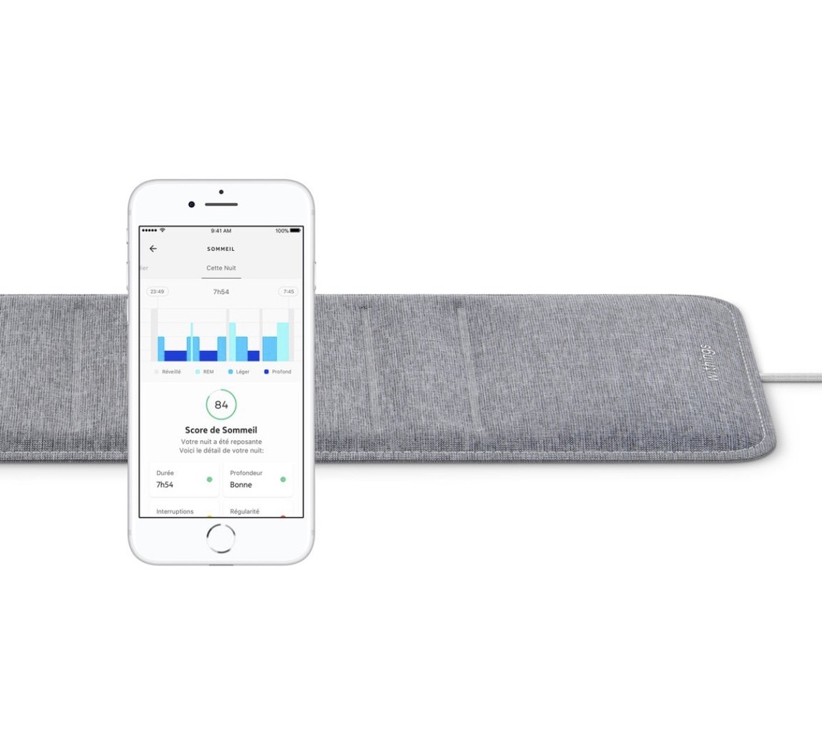 Withings Sleep détecte désormais les perturbations respiratoires du sommeil