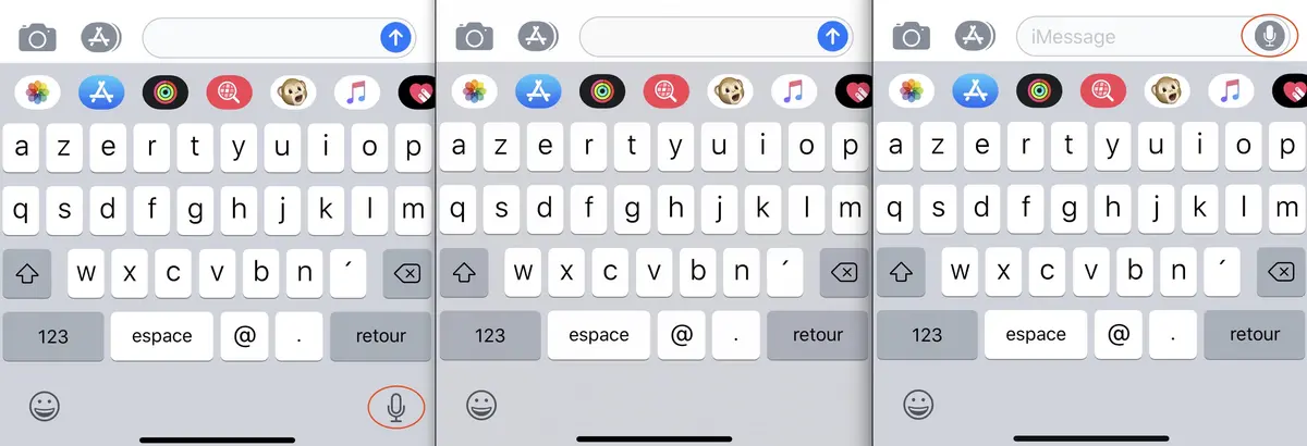 Astuce : supprimer l'icône microphone du clavier iOS