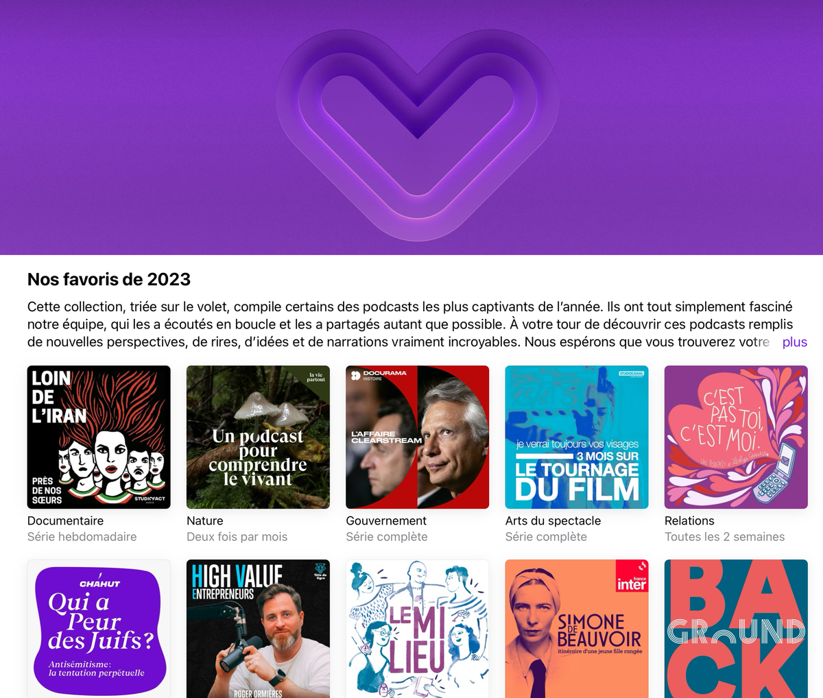 Quels sont les meilleurs Podcasts 2023 en France sur Apple Podcasts ?