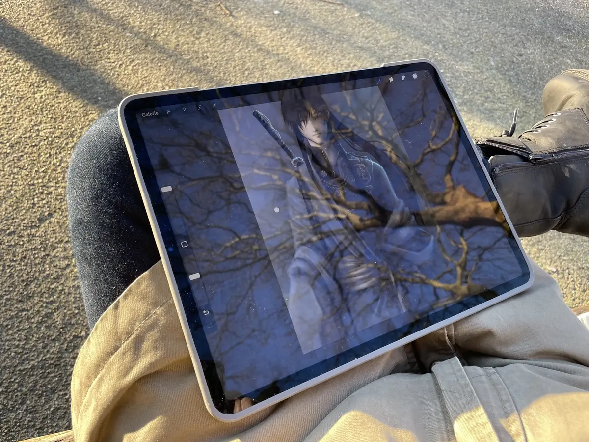 Des reflets très prononcés sur l'iPad Pro M2