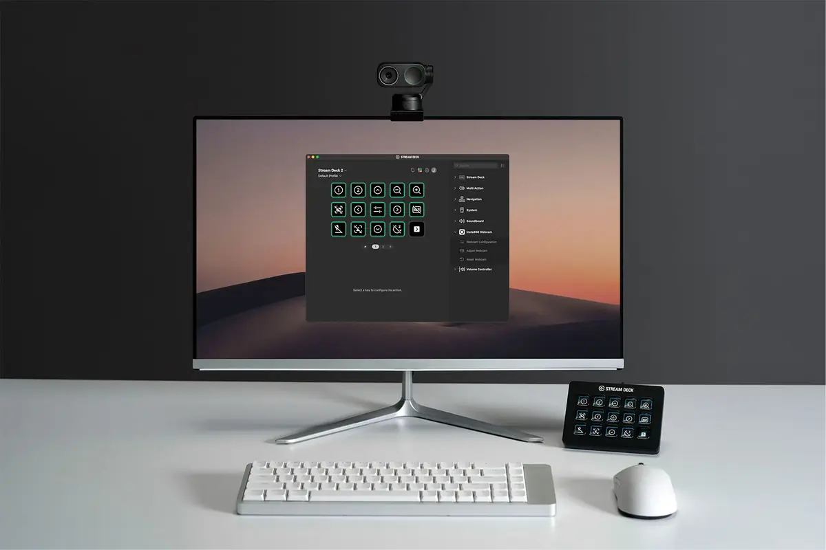 Insta360 d&eacute;voile les webcams Link 2 Pro et 2C Pro