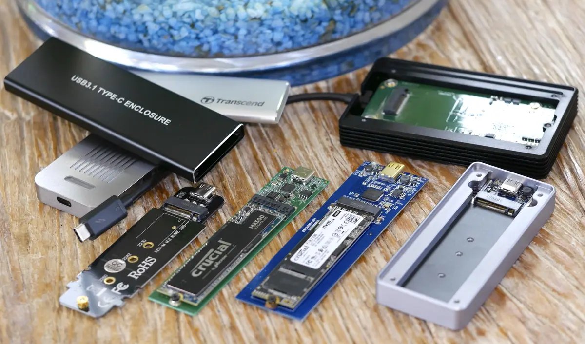 Votre disque est plein ? Comparatif des SSD externes M.2 USB-C/Thunderbolt 3