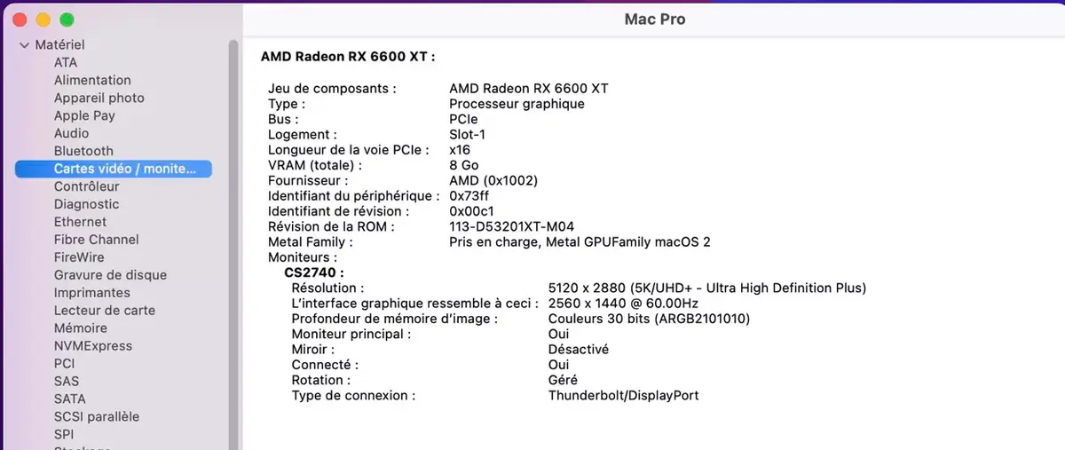 Un Mac Pro de 2010 sous Monterey et avec un GPU moderne, c'est possible (avec un peu de bidouille) !