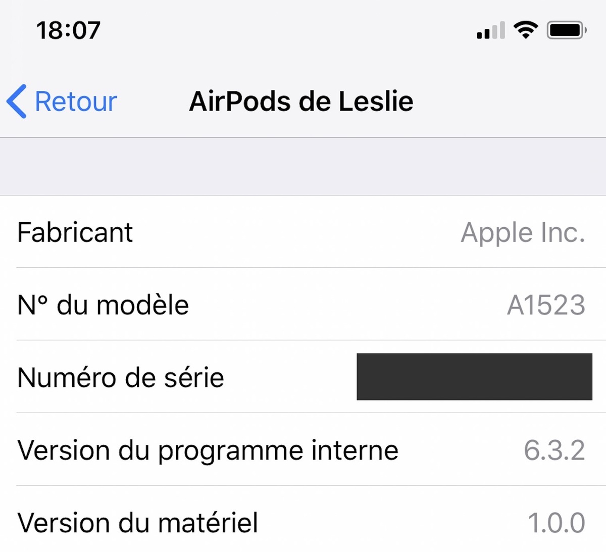 Un nouveau firmware qui améliore les AirPods Gen1 ?