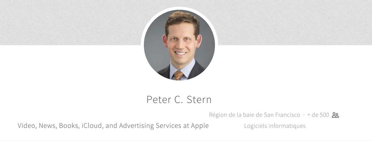 Peter Stern, le « négociateur » d’Apple News+ et Apple TV+, n’a qu’Apple en tête