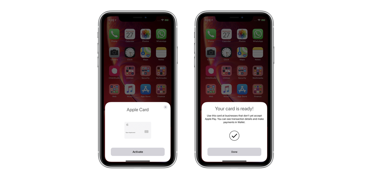 La bêta d’iOS 12.3 cache aussi l’activation de l’Apple Card