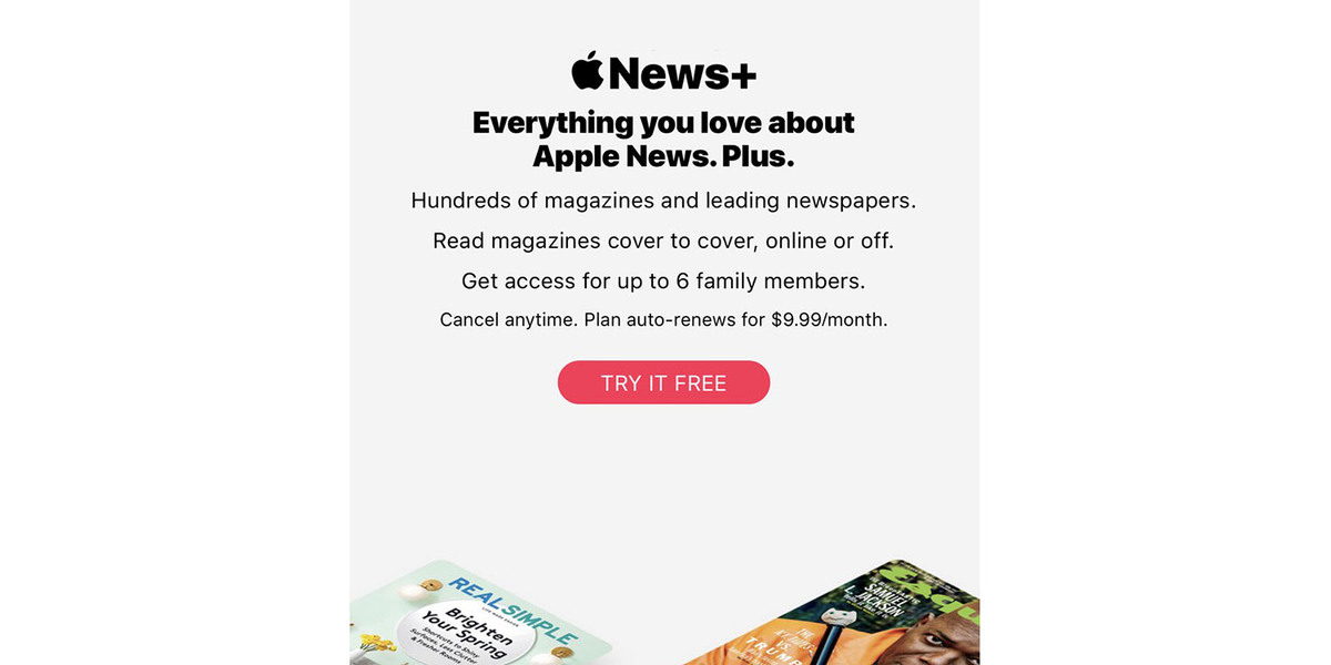 L’app Apple News+ est accusée de ne pas avoir respecté les CGU d’Apple