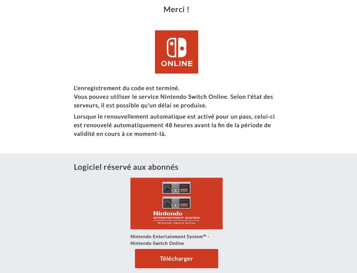 Un an de Nintendo Switch Online gratuit avec l'abonnement Amazon Prime