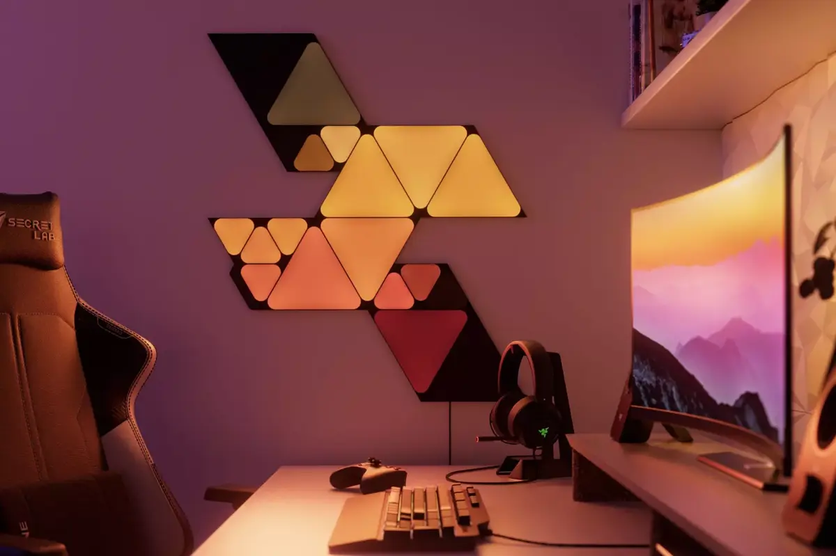 Des éclairages design compatibles Matter chez Nanoleaf !