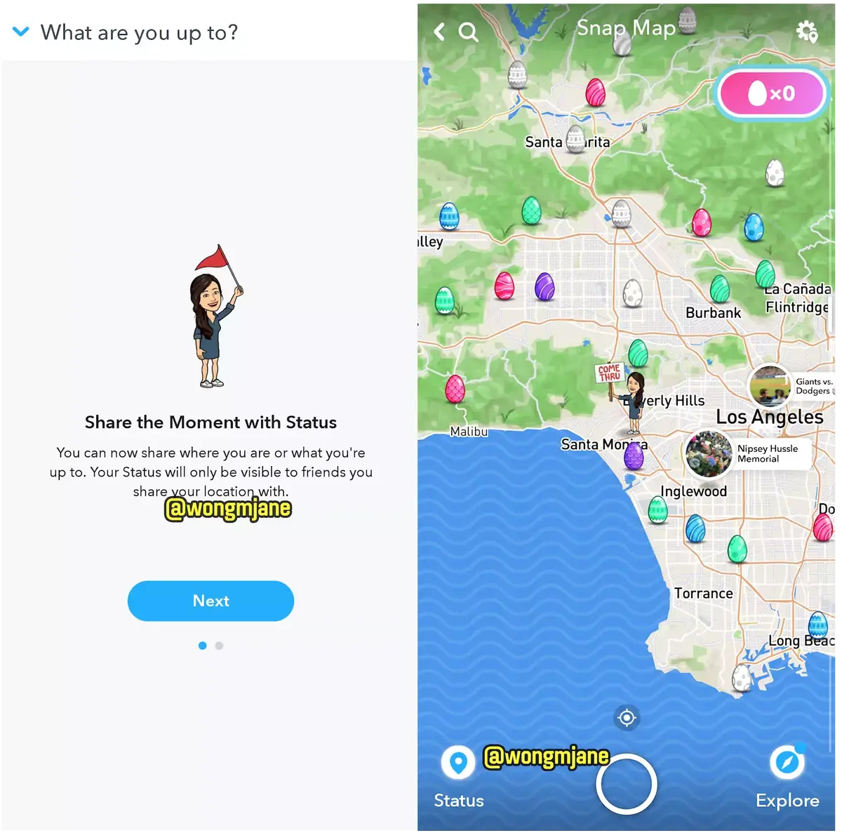 Snapchat cherche à inclure le statut des utilisateurs sur sa Carte