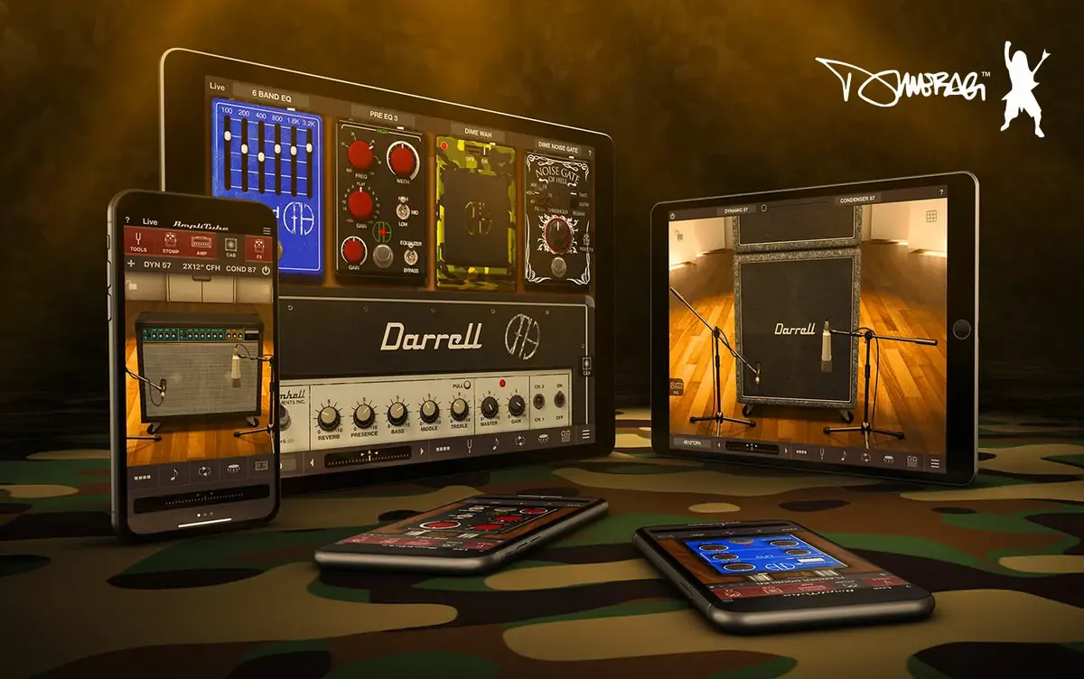 Le matériel du guitariste de Pantera, Dimebag Darrell, arrive sur AmpliTube pour iOS