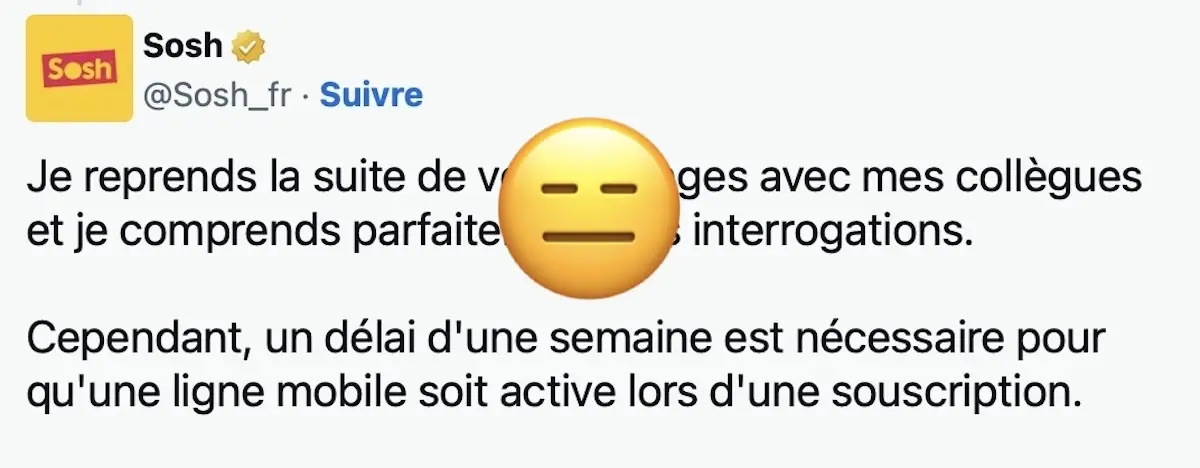 Orange / Sosh : 7 jours de délais pour activer une eSIM