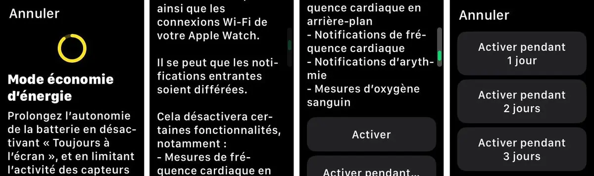 Apple Watch : comment avoir une meilleure batterie ?