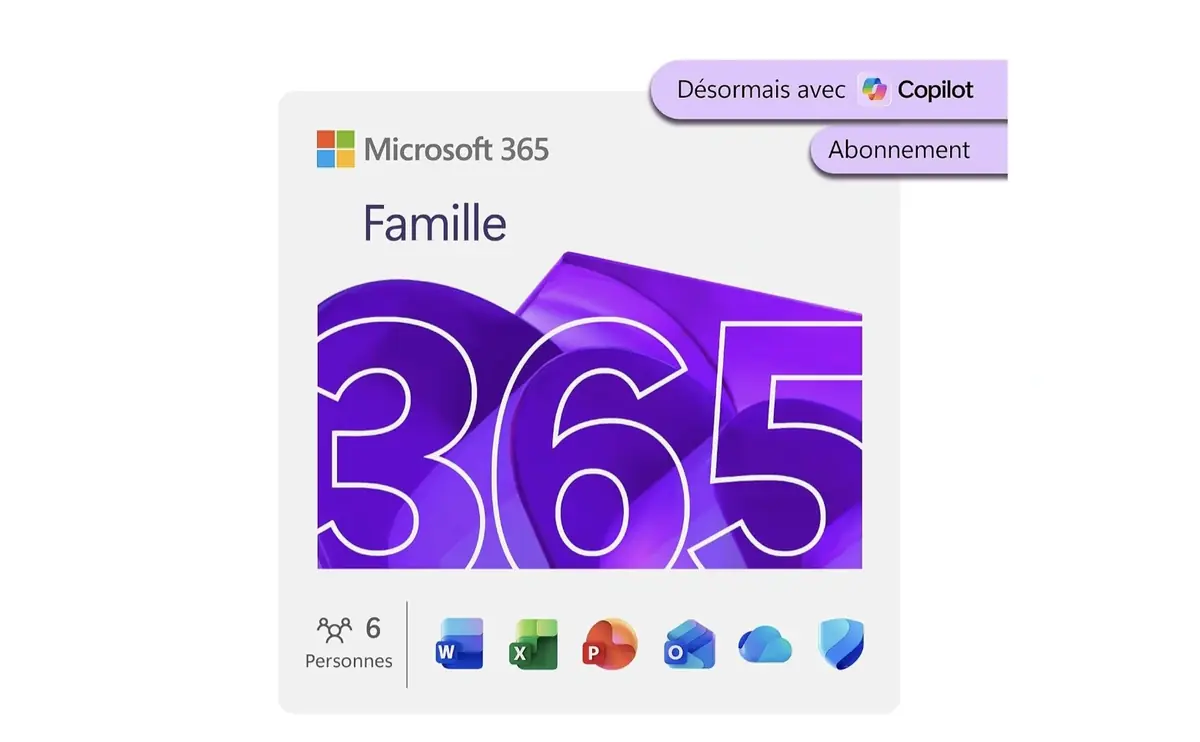 L'abonnement Microsoft 365 Famille et Personnel en promo pour les Jours Flash Prime : jusqu'à -34% !