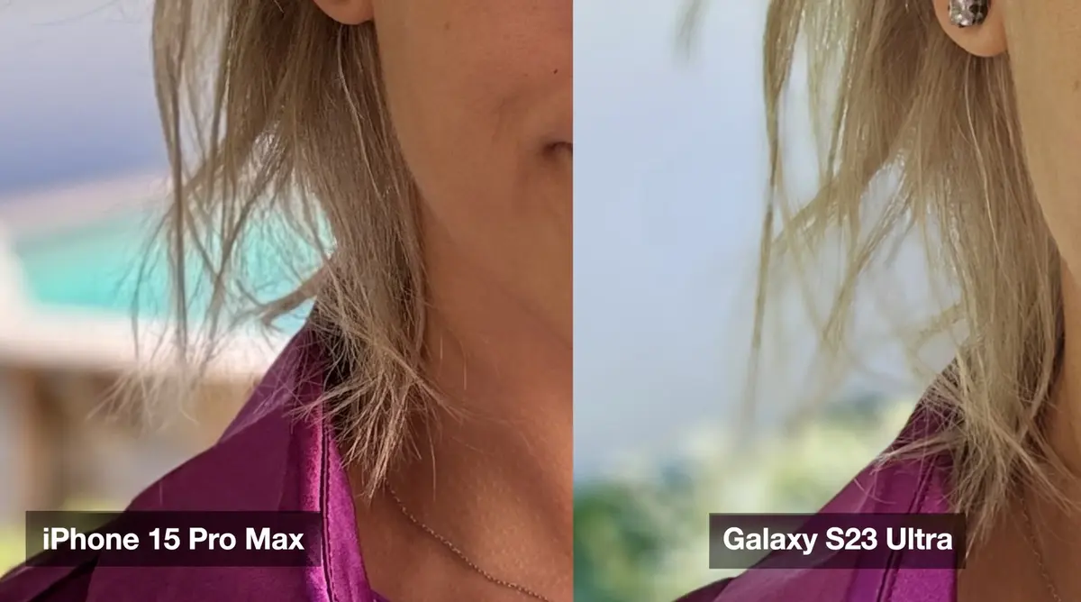 Test iPhone 15 Pro Max vs Samsung Galaxy S23 Ultra : comparatif photo/vidéo !