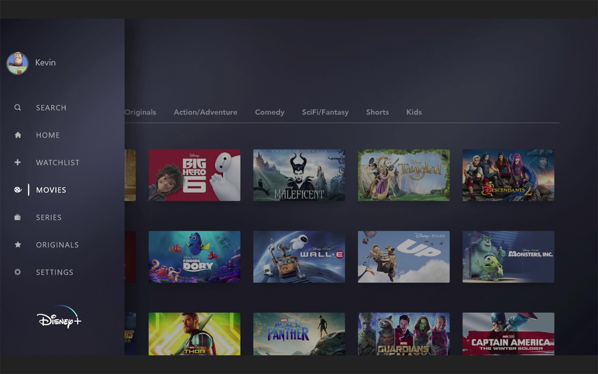 Disney + disponible le 12 novembre à 6,99$/mois (a priori, compatible Apple TV)