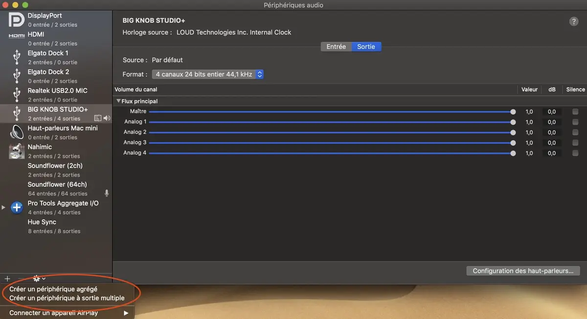 Astuce : créer un périphérique audio agrégé sur macOS
