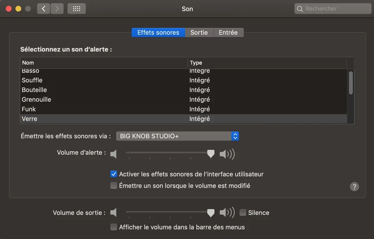 Astuce : jouer les effets sonores de macOS sur un périphérique audio différent