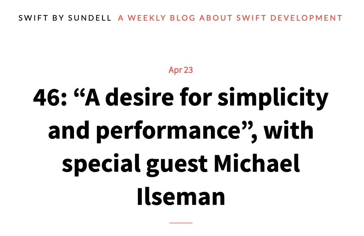 Swift by Sundell : un développeur en charge de Swift donne des conseils sur l'API String