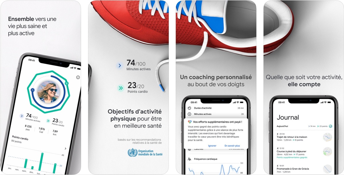Google Fit débarque sur iOS, avec le support de Santé et de l'Apple Watch