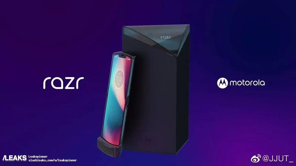 Un prétendu cliché du Motorola Razr pliable fuite sur le net