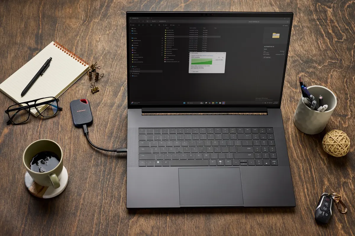 SanDisk renouvelle ses SSD portables avec des d&eacute;bits doubl&eacute;s
