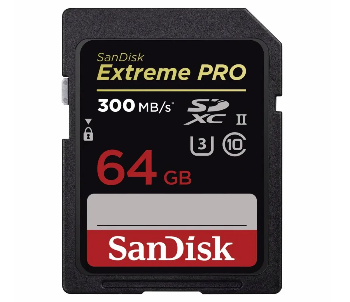 מבצעים: SanDisk UHS-II 64 GB ב