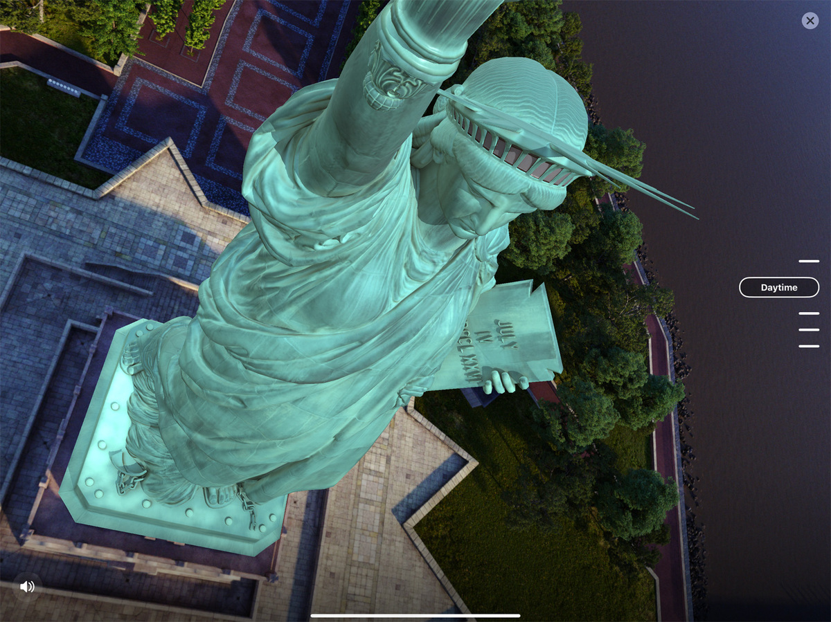 Pour son ouverture, le Musée de la Statue de la Liberté propose une visite AR sur l’iPhone