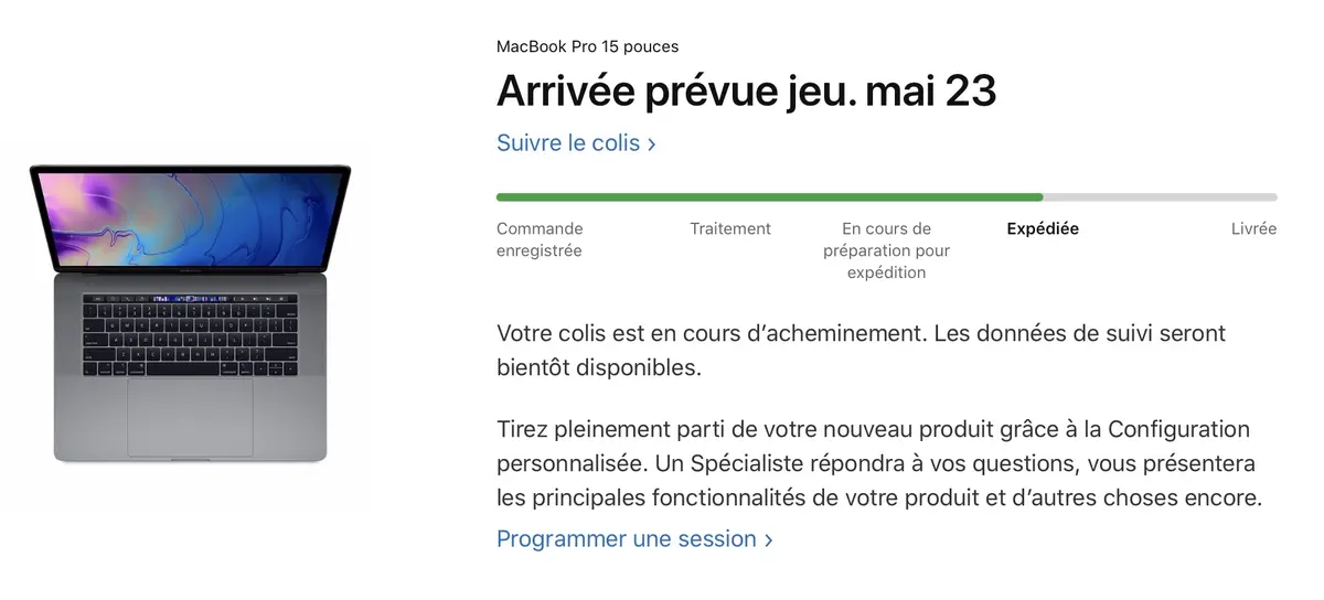 Les MacBook Pro 2019 ont été expédiés !