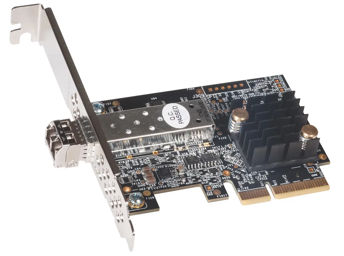 Sonnet : les adaptateurs 10GbE PCIe et Thunderbolt 3 passent à la fibre optique (SFP+)