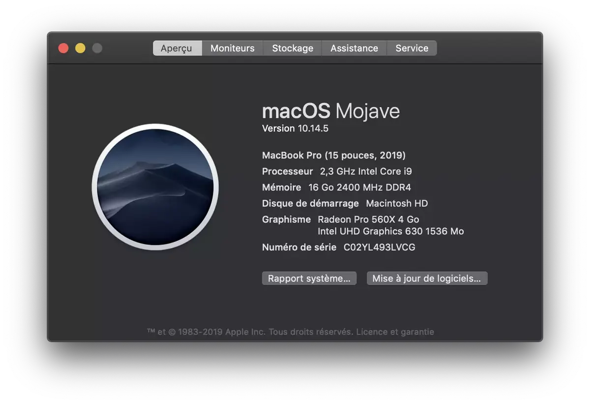 Nos premiers benchs des MacBook Pro 2019 à 8 coeurs (coucou l'iMac 5k !)