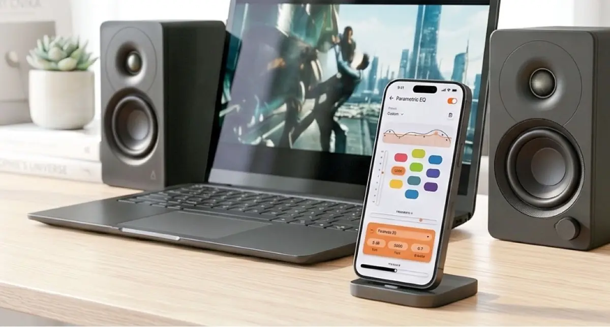 Creative XF1&nbsp;: des enceintes de bureau Hi-Res bi-amplifi&eacute;es de 72 W &agrave; 159,99 euros