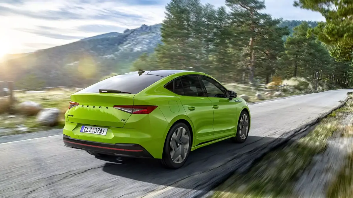 VE : un très joli Enyaq Coupé iV chez Skoda