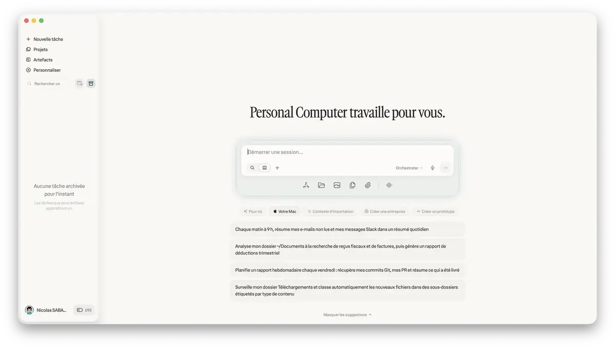 J'ai test&eacute; pour vous le futur des IA pour Mac&nbsp;: Perplexity Computer