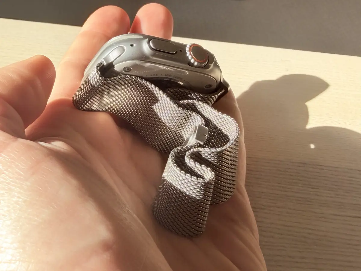 Test du bracelet Apple Watch KUXIU Titanium Silk