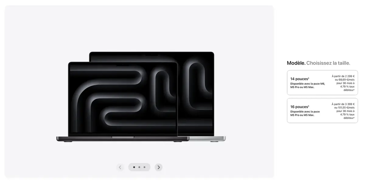 Voici le nouveau MacBook Pro 14" M6&nbsp;: plus puissant, mais toujours le m&ecirc;me design&nbsp;!