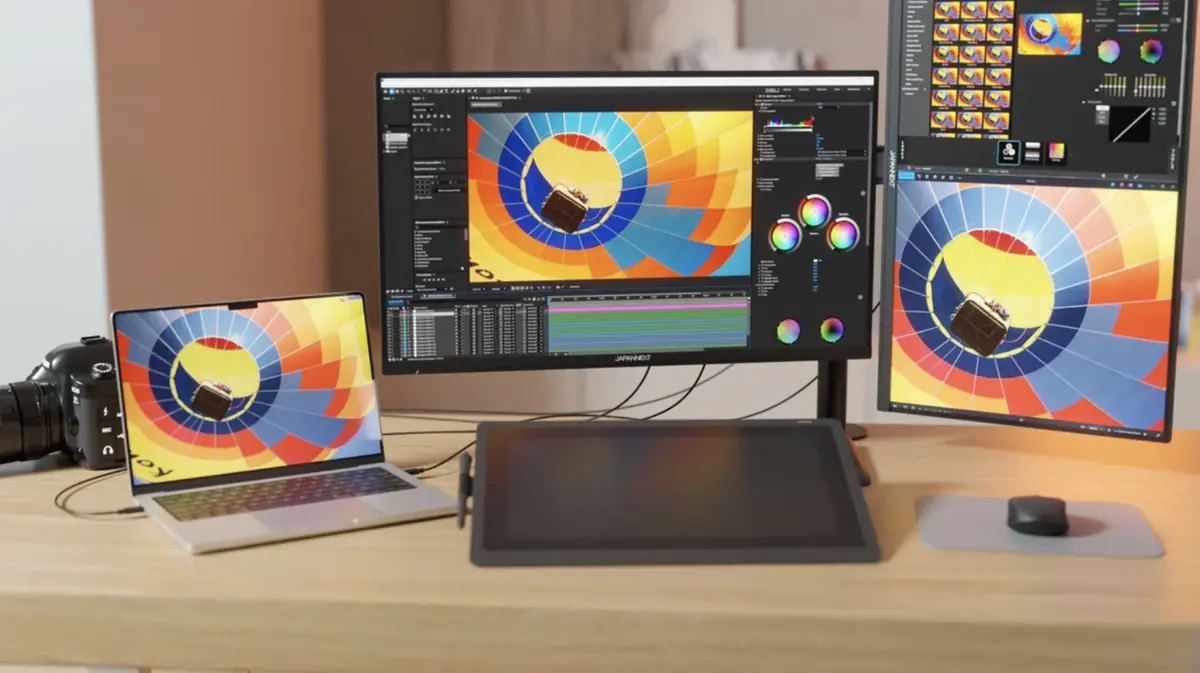 Pour le prix du Studio Display, vous pouvez vous offrir 2 moniteurs et un support articul&eacute; VESA&nbsp;!